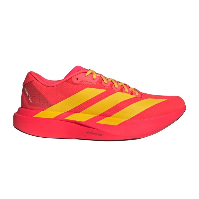 Scarpe Adidas Adizero Evo SL Woven Rosso Giallo...