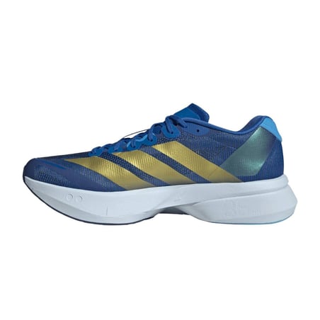 Zapatillas Adidas Adizero Boston 13 Azul Dorado SS26
