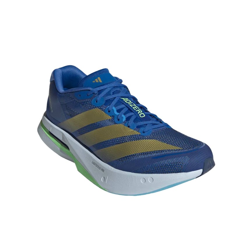 Chaussures Adidas Adizero Boston 13 Bleu Doré SS26