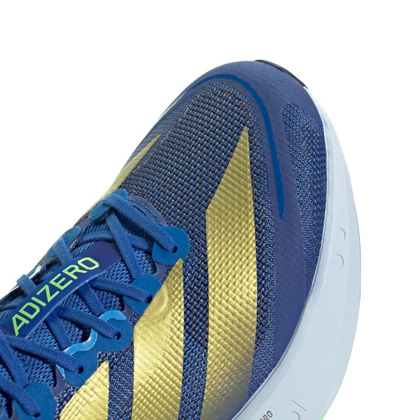 Chaussures Adidas Adizero Boston 13 Bleu Doré SS26