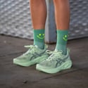 Meias Sporcks Run Ultralight Happy Mode Verde