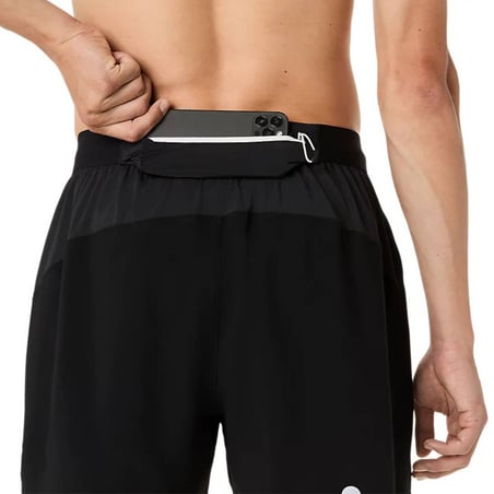 Pantaloncini Asics Fujitrail Nero Grigio