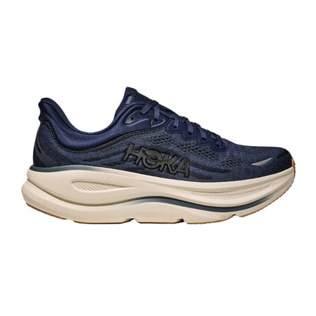 Hoka Bondi 9 Schuhe Blau Beige SS26
