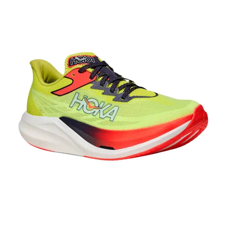 Hoka Rocket X 3 Laufschuhe Grün Rot SS26 Unisex