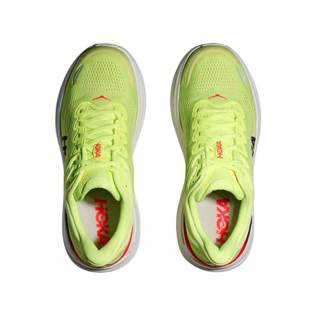 Zapatillas Hoka Bondi 9 Verde Blanco SS26