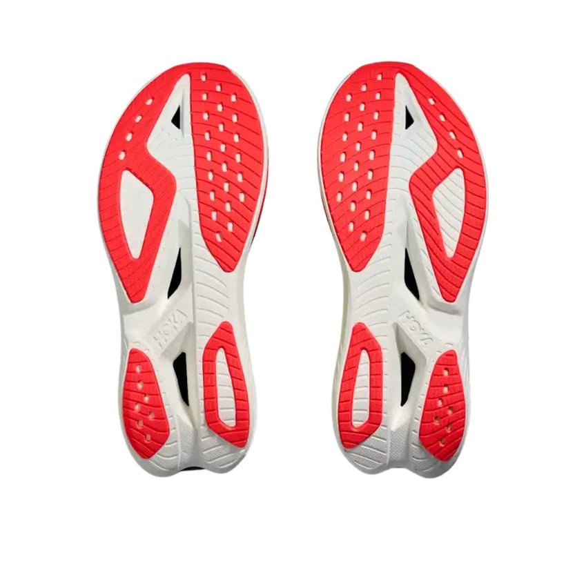 Ténis Hoka Mach X 3 Verde Vermelho SS26 Mulher
