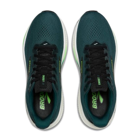 Zapatillas Brooks Ghost 17 Verde Negro SS26