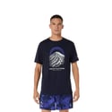 Asics Fujitrail SS T-Shirt Schwarz Violett