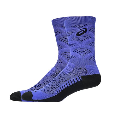 Asics Performance Run Crew Socks Purple Black