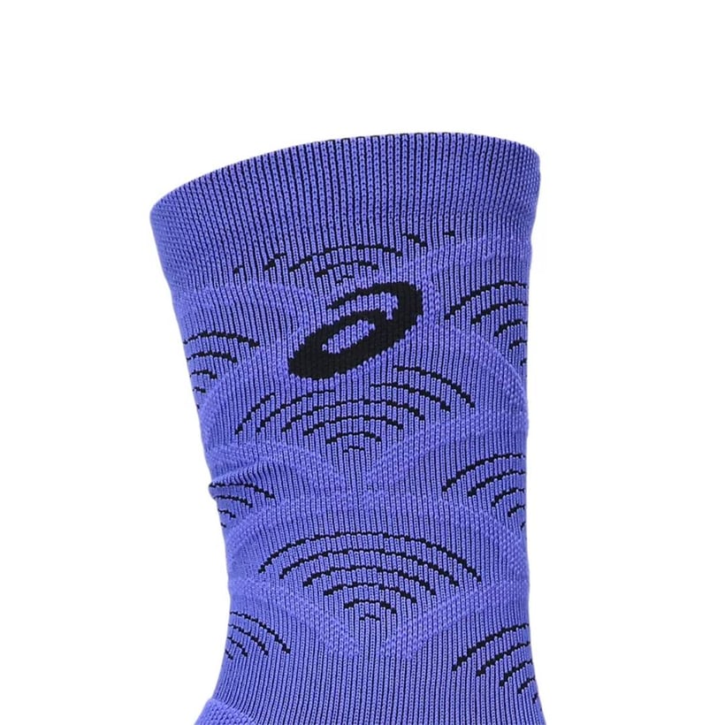 Calcetines Asics Performance Run Crew Morado Negro