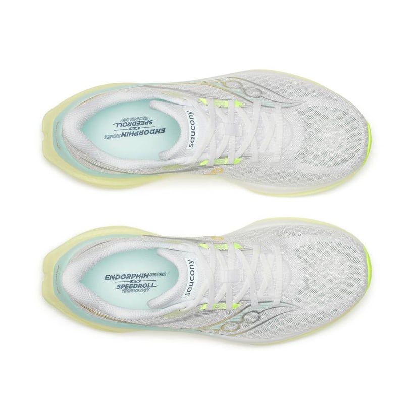 Saucony Endorphin Speed 5 Shoes White Yellow...