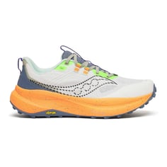 Saucony Xodus Ultra 4 hardloopschoenen Wit Oranje SS26