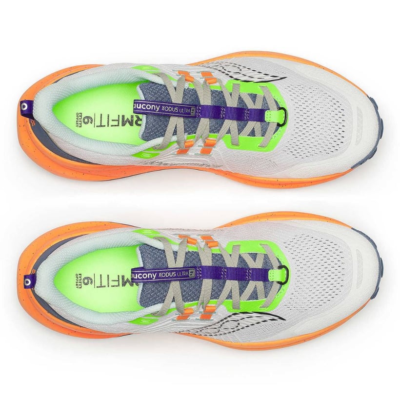 Buty Saucony Xodus Ultra 4 Biało-Pomarańczowe SS26