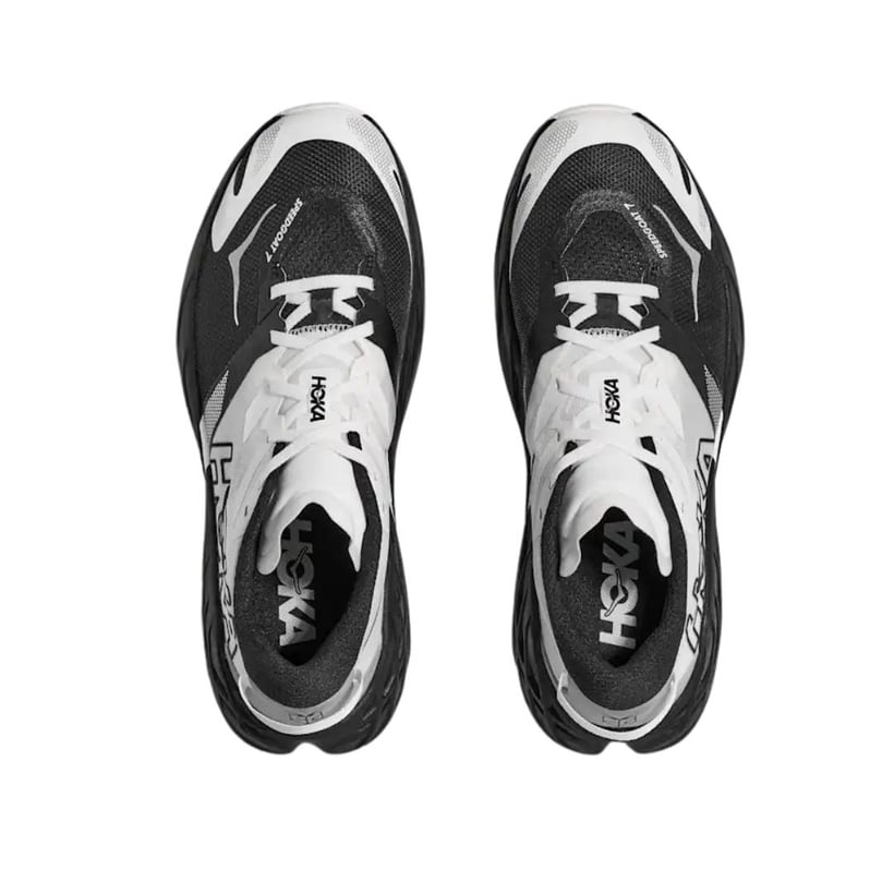 Hoka Speedgoat 7 Laufschuhe Schwarz Weiß SS26