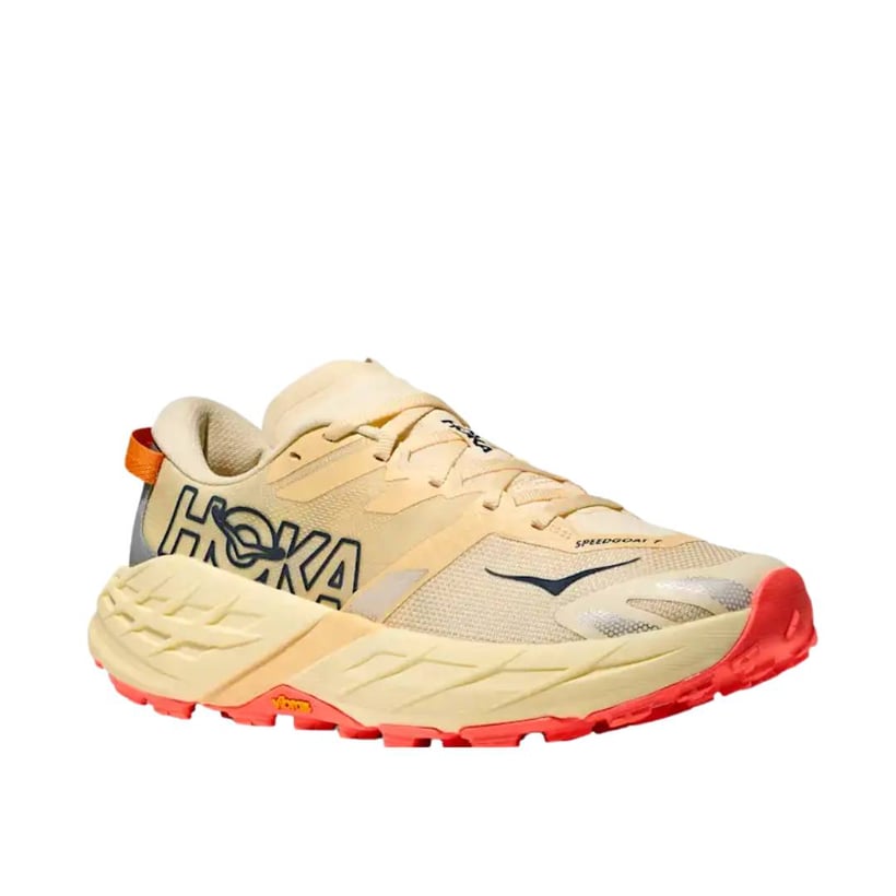 Hoka Speedgoat 7 Schuhe Beige Orange SS26 Damen