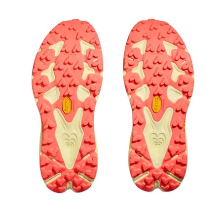 Zapatillas Hoka Speedgoat 7 Beige Naranja SS26 Mujer