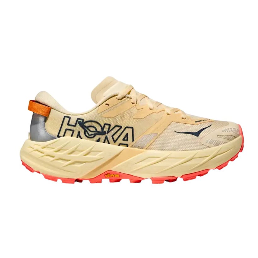 Hoka Speedgoat 7 Beige Oranje SS26 Dames