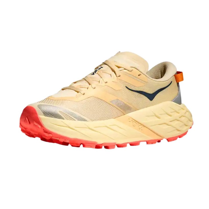 Hoka Speedgoat 7 Shoes Beige Orange SS26 Women