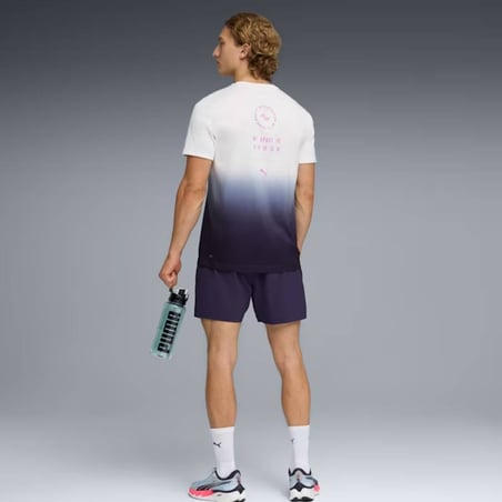 T-shirt Puma x HYROX Graphic Manica Corta Bianco Blu