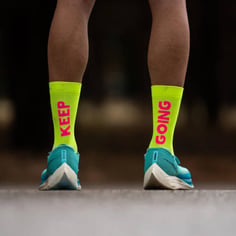 Meias Sporcks Keep Going Amarelo 2