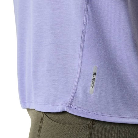 Camiseta Asics Nagino Run Adjustable Morado Mujer
