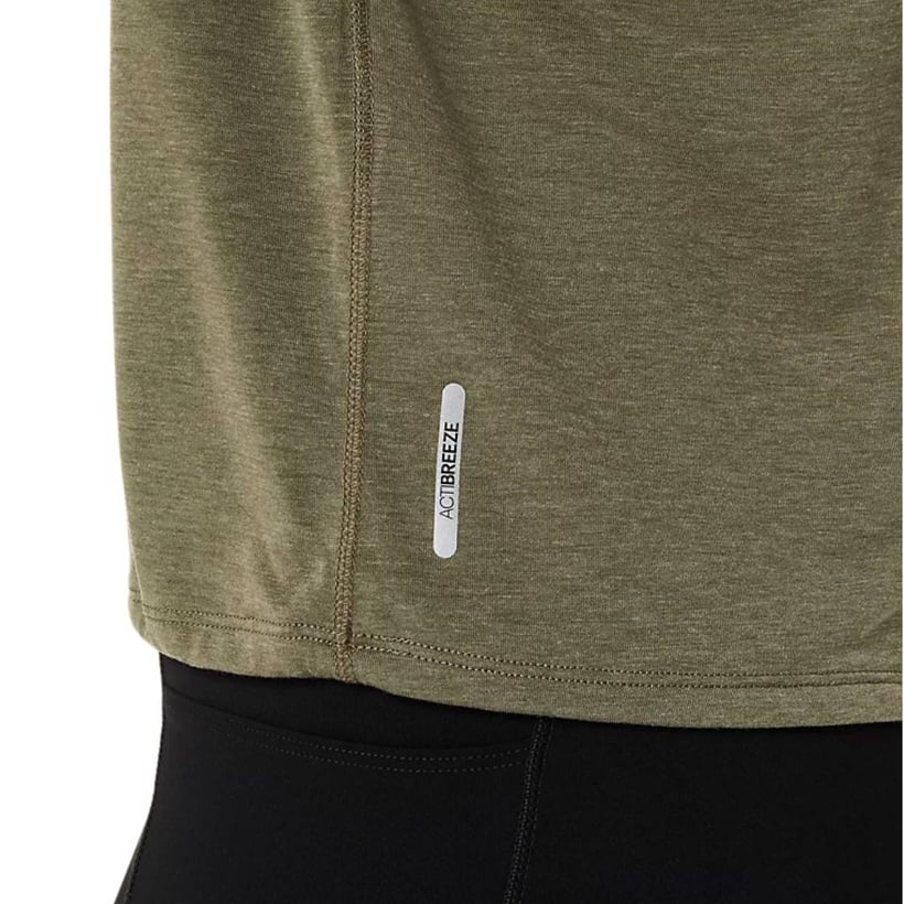 Asics Nagino Run Top Short-Sleeve Green Women’s...