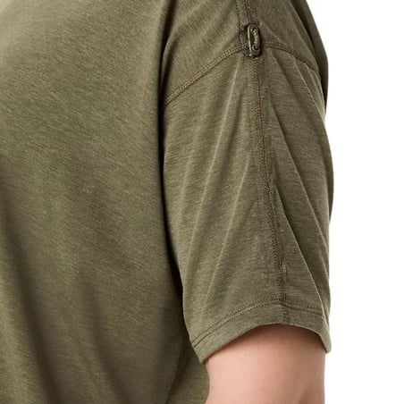 T-shirt Asics Nagino Run Top a manica corta verde da donna