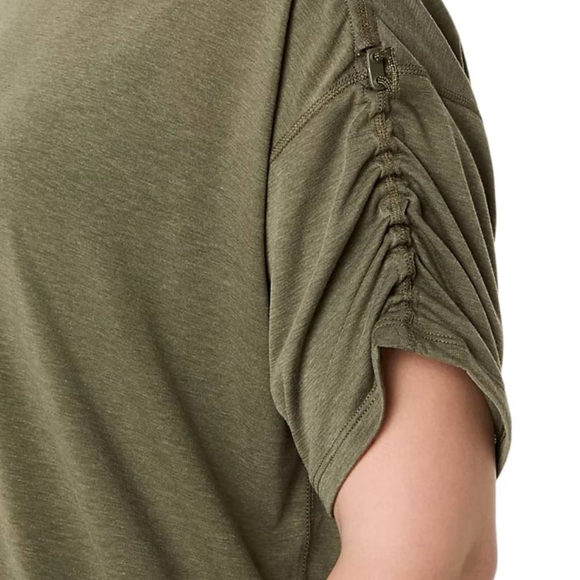 Asics Nagino Run Top Short-Sleeve Green Women’s...
