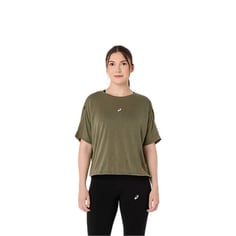 Asics Nagino Run Top Short-Sleeve Green Women’s T-shirt