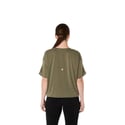 Asics Nagino Run Top kurzärmeliges Damen-T-Shirt Grün