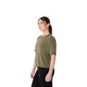 Camiseta Asics Nagino Run Top Verde Mujer