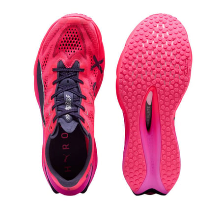 Chaussures Puma Deviate NITRO Elite 4 PUMA HYROX Rose Noir SS26 Femme