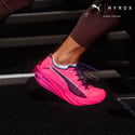 Chaussures Puma Deviate NITRO Elite 4 PUMA HYROX Rose Noir SS26 Femme
