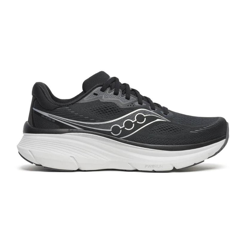 Chaussures Saucony Guide 19 Wide Noir Blanc SS26