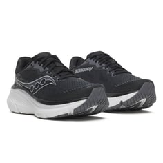Tênis Saucony Guide 19 Wide Preto Branco SS26 Mulher 2