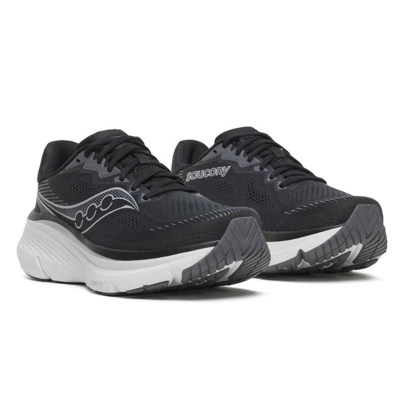 Scarpe Saucony Guide 19 Wide Nero Bianco SS26...