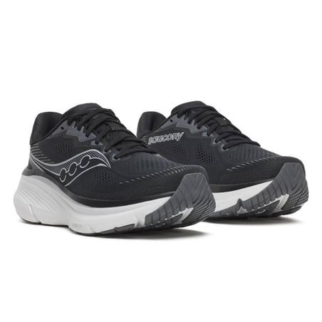 Scarpe Saucony Guide 19 Wide Nero Bianco SS26 Donna