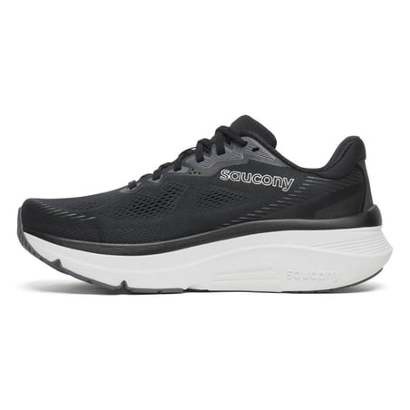Saucony Guide 19 Wide hardloopschoenen Zwart Wit SS26 Dames