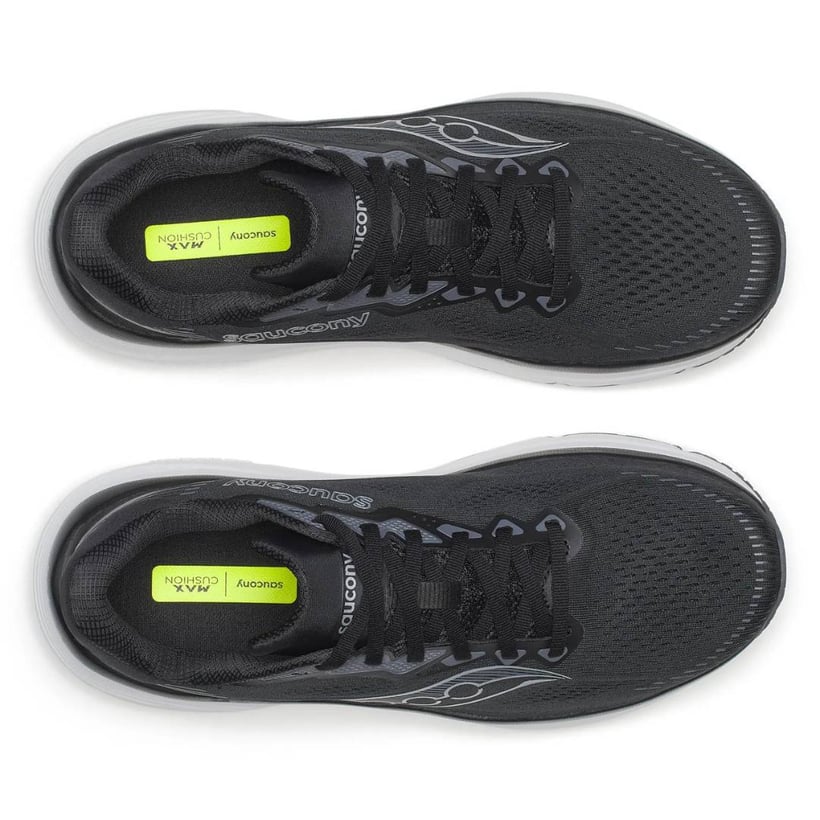 Tênis Saucony Guide 19 Wide Preto Branco SS26...