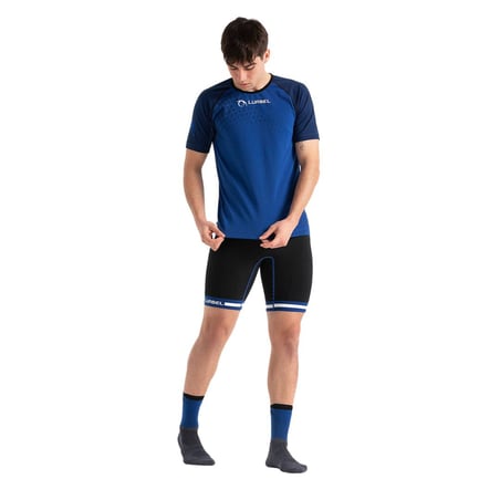 Camiseta Lurbel Spirit Flux Azul Negro Unisex