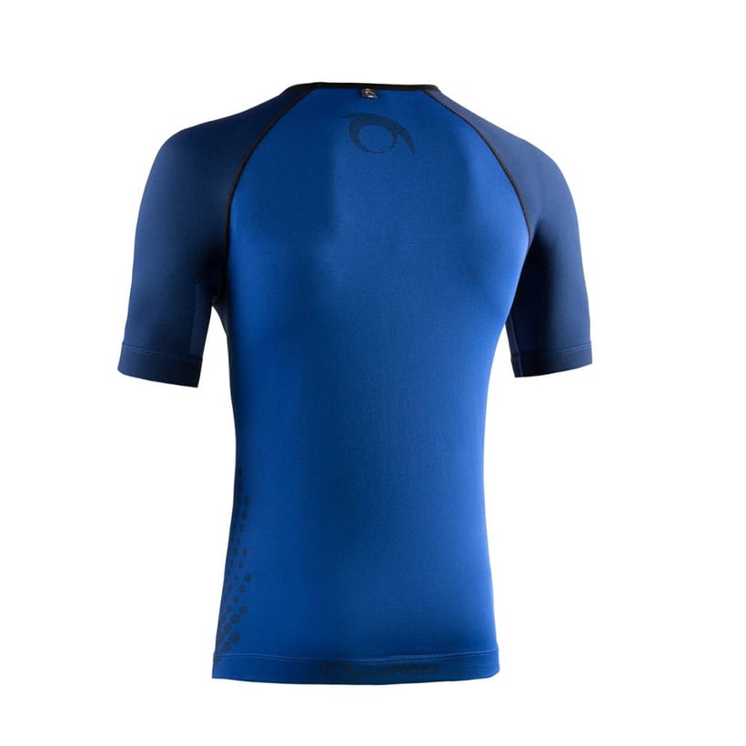 Unisex Lurbel Spirit Flux T-Shirt Blau-Schwarz