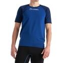 Unisex Lurbel Spirit Flux T-shirt Blauw Zwart