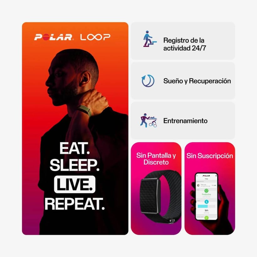 Polar LOOP Activity Bracelet Black