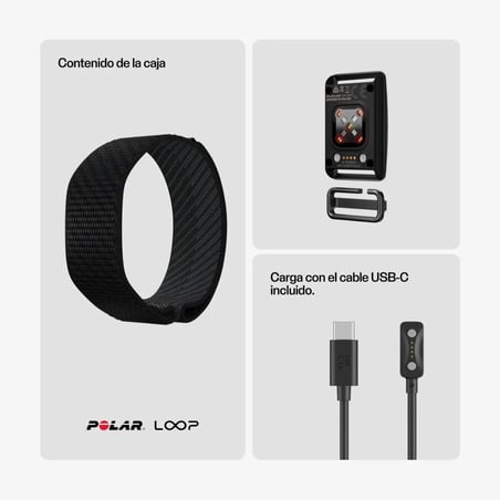 Pulseira de Atividade Polar LOOP Preto