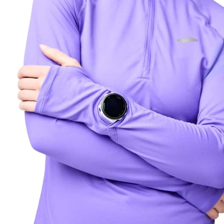 Brooks Dash 1/2 Zip 3.0 Langarmshirt Lila