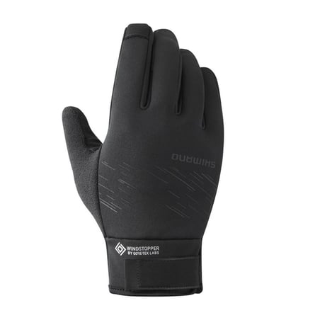 Gants Shimano Windstopper Isolés Noir