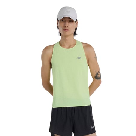 New Balance Race Day Ultra Light Ärmelloses Trikot in Grün
