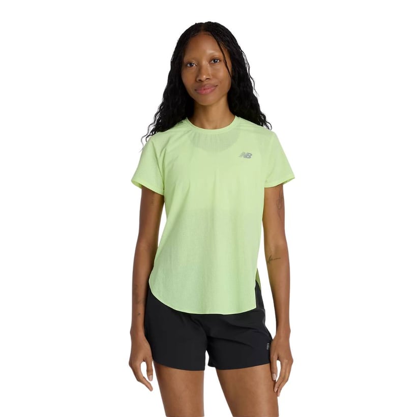 Camiseta New Balance Race Day Ultra Light Verde...