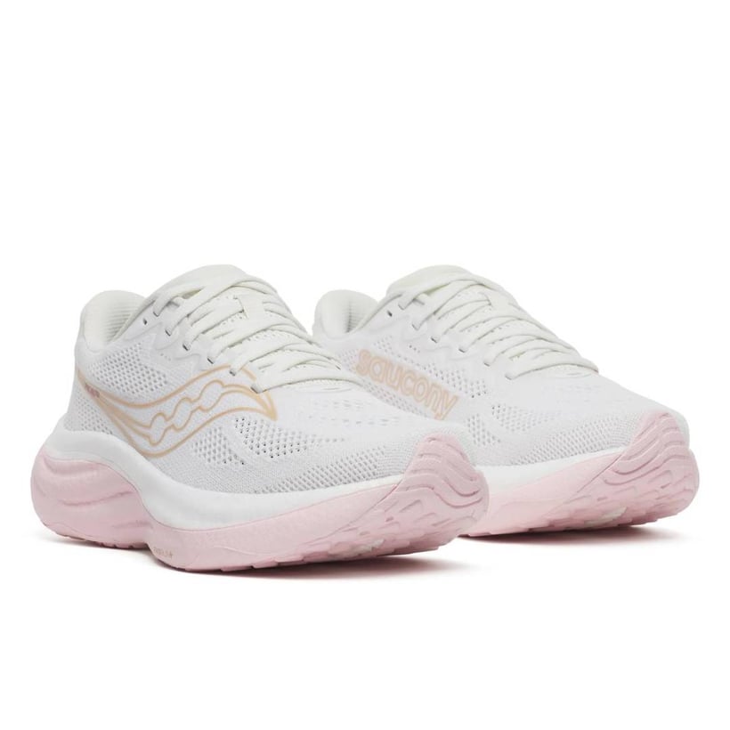 Buty Saucony Ride 19 Biało-Różowe SS26 Damskie