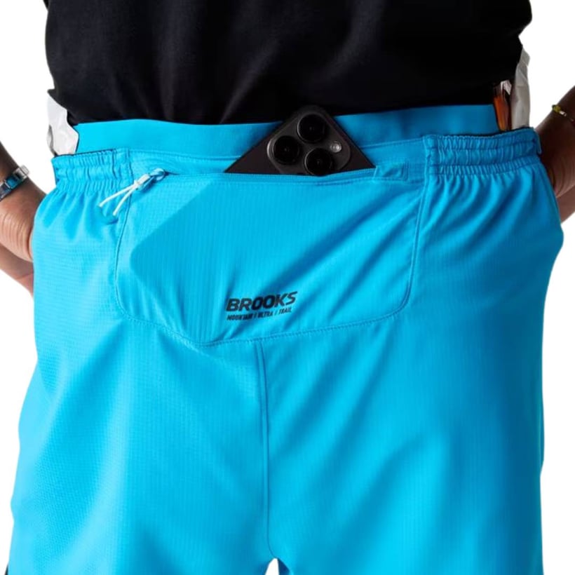 Pantaloncino Brooks Cascadia Blu